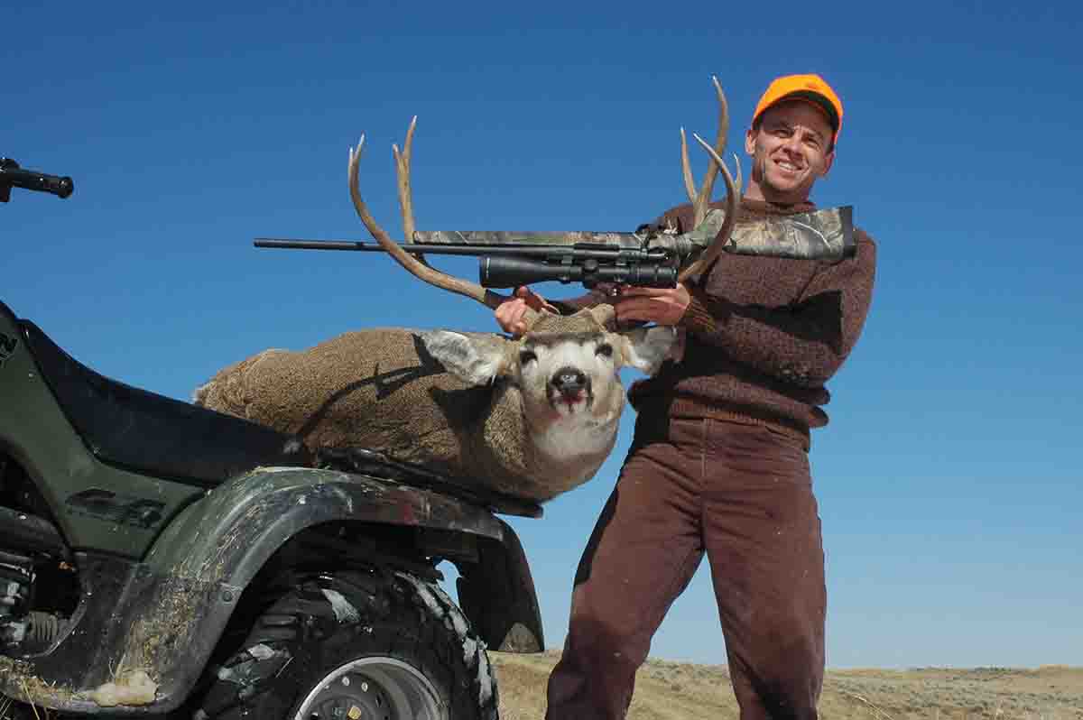 Jack shot this wide buck during an early October hunt on the plains of Wyoming.